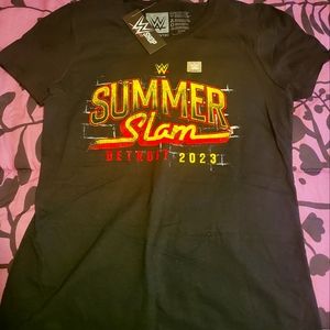 WWE Summerslam 2023 vintage logo T-shirt